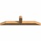 Ekena Millwork Portland Smooth Timber Gable Bracket, Western Red Cedar, 48"W x 12"H x 3 1/2"D x 3 1/2"F, 6/12 Pitch GBW048X12X0404POR00SWR - alternate 2